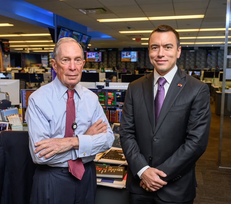 Daniel Noboa se reunió con Michael Bloomberg, político y empresario reconocido de Estados Unidos | Política | Noticias